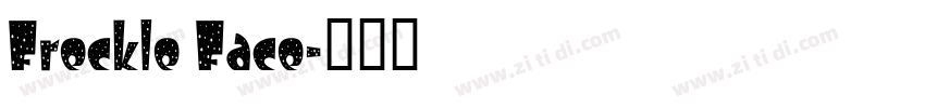 Freckle Face字体转换